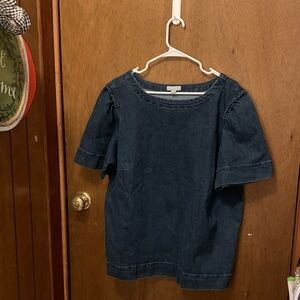 Crown & Ivy Women's Dark Blue Blouse